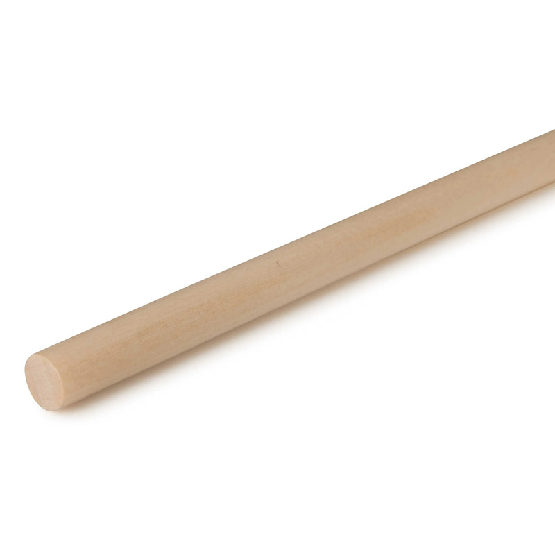 36" Round Wood Dowel - Species:Birch - Diameter:3/8"
